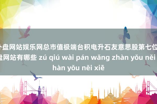 足球外盘网站娱乐网总市值极端台积电升石友意思股第七位-足球外盘网站有哪些 zú qiú wài pán wǎng zhàn yǒu něi xiē