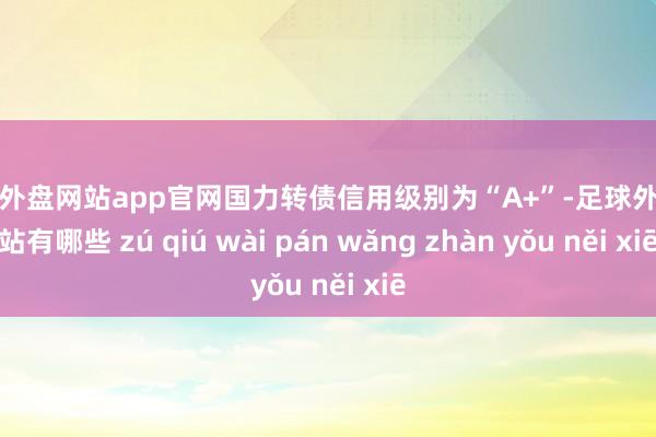 足球外盘网站app官网国力转债信用级别为“A+”-足球外盘网站有哪些 zú qiú wài pán wǎng zhàn yǒu něi xiē