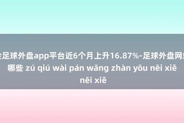 现金足球外盘app平台近6个月上升16.87%-足球外盘网站有哪些 zú qiú wài pán wǎng zhàn yǒu něi xiē